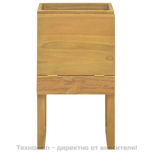 Шкаф за баня, 41x40x75 см, тиково дърво масив