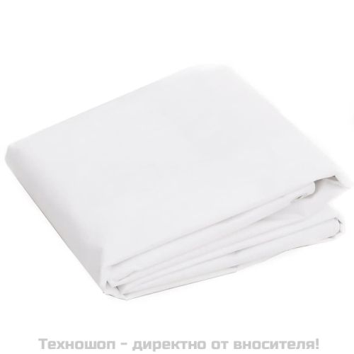 Брезент, 260 г/м², 3x4 м, бял, HDPE