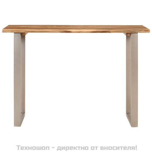 Трапезна маса, 110x50x76 см, акациево дърво масив