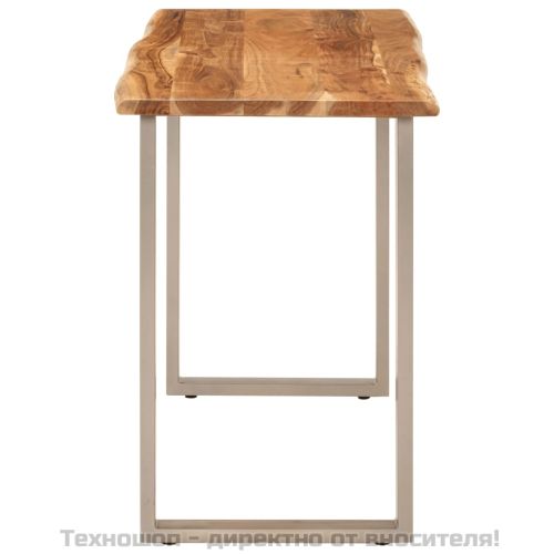 Трапезна маса, 110x50x76 см, акациево дърво масив