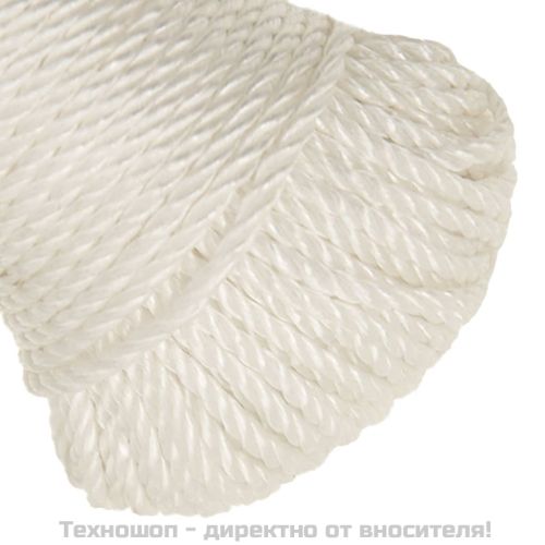 Работно въже бяло 6 мм 50 м полипропилен