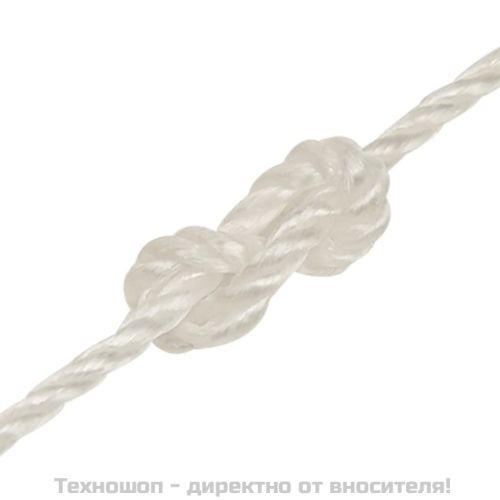 Работно въже бяло 6 мм 25 м полипропилен