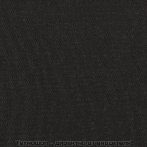 Декоративни възглавници, 2 бр, черни, 40x40 см, плат