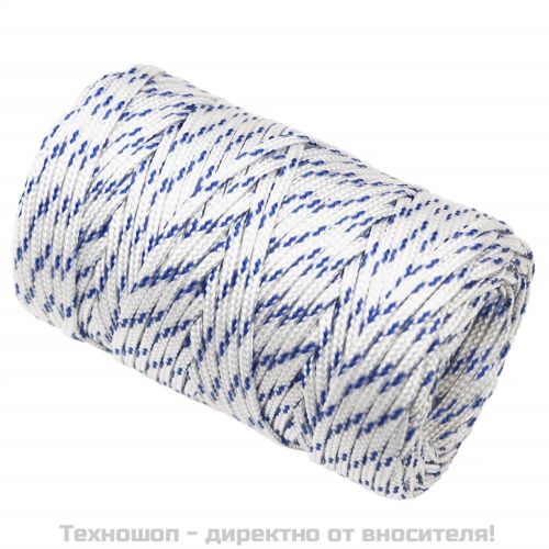 Въже за лодка бяло 2 мм 500 м полипропилен