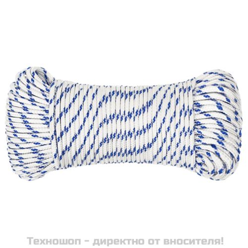 Въже за лодка бяло 5 мм 250 м полипропилен