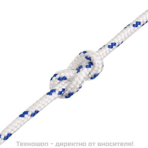 Въже за лодка бяло 5 мм 250 м полипропилен