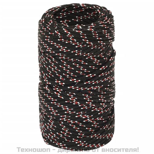 Въже за лодка черно 2 мм 250 м полипропилен
