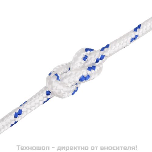 Въже за лодка бяло 18 мм 100 м полипропилен