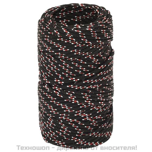 Въже за лодка черно 2 мм 500 м полипропилен