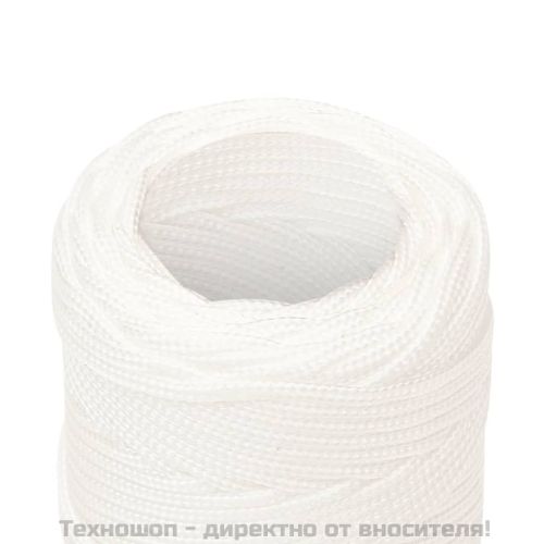 Въже за лодка бяло 2 мм 250 м полипропилен