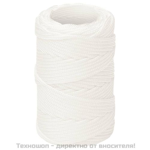 Въже за лодка бяло 2 мм 500 м полипропилен