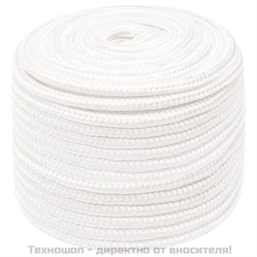 Въже за лодка бяло 12 мм 250 м полипропилен