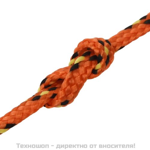 Въже за лодка оранжево 2 мм 25 м полипропилен