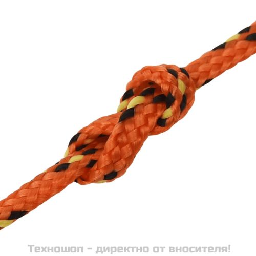 Въже за лодка оранжево 2 мм 100 м полипропилен