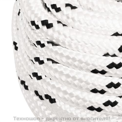 Работно въже бяло 18 мм 50 м полиестер