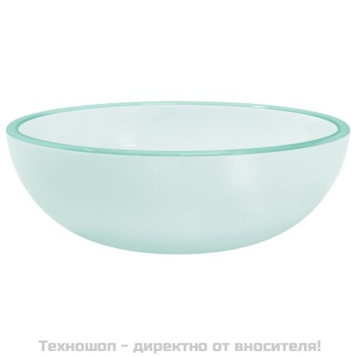 Мивка, закалено стъкло, 35x12 см, матирана