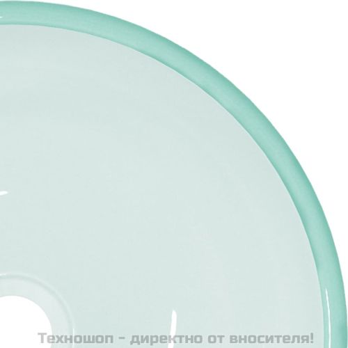 Мивка, закалено стъкло, 35x12 см, матирана