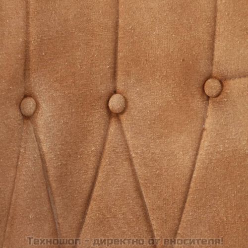 Wingback стол, кафяв, канава