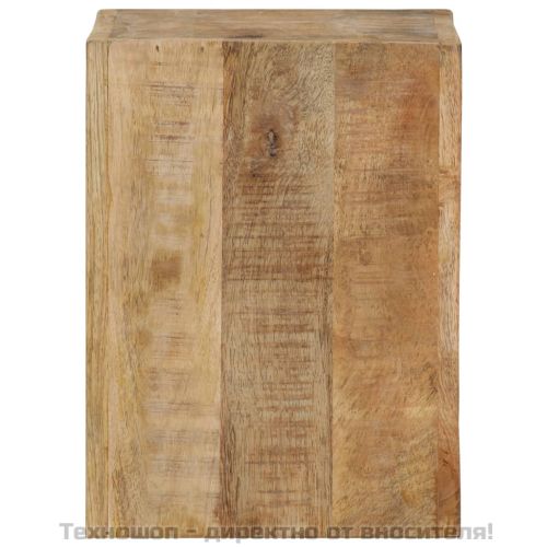Табуретка 40x30x40 см масивно дърво манго