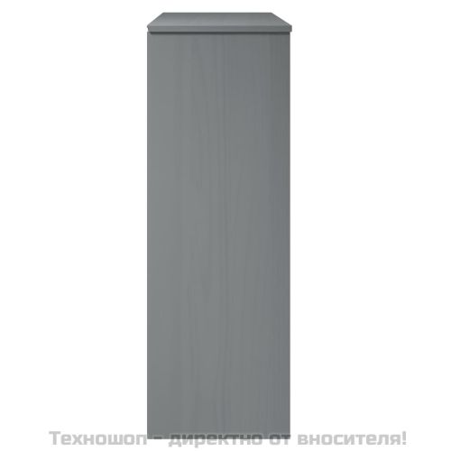 Надстройка за шкаф MOLDE сив 90x35x100 см бор масив