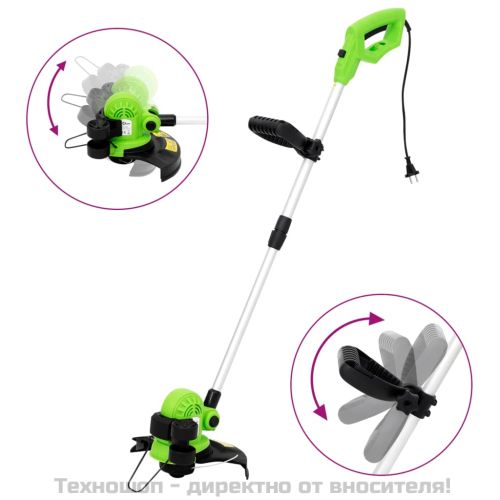 Електрически телескопичен тример за трева, 29 см, 550 W