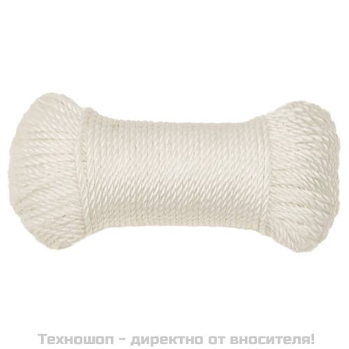 Работно въже бяло 8 мм 25 м полипропилен