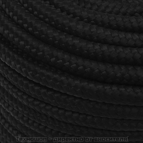 Работно въже черно 12 мм 250 м полиестер