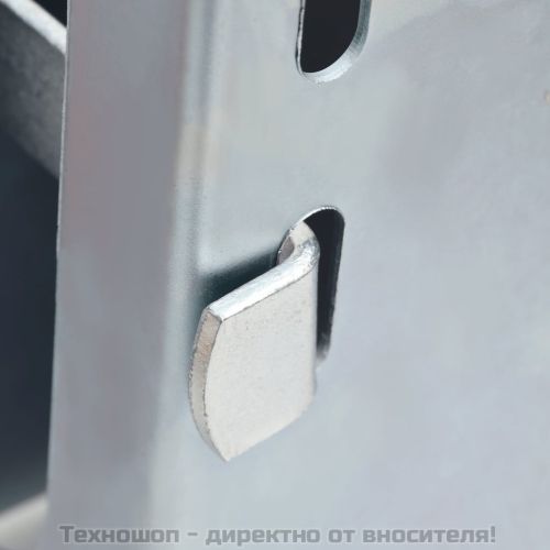 Ключалка за теглич, сребриста, 11x11x23,5 см, стомана