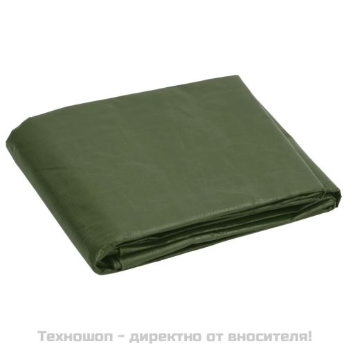 Брезент, 180 г/м², 2x3 м, зелен, HDPE