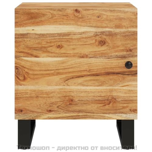 Нощно шкафче 40x33x46 см масивна акация