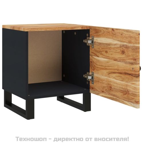 Нощно шкафче 40x33x46 см масивна акация