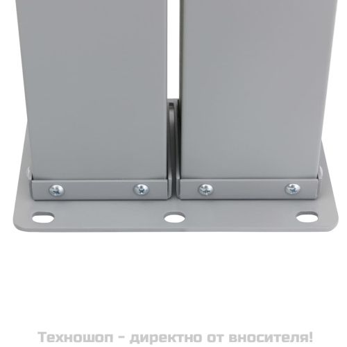 Прибираща се странична тента, кафява, 100x600 см