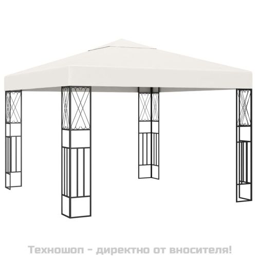 Шатра, 3x3 м, кремава, текстил