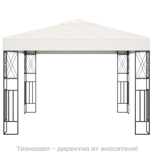 Шатра, 3x3 м, кремава, текстил
