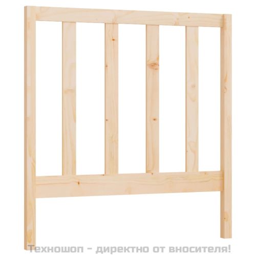 Горна табла за легло, 81x4x100 см, бор масив