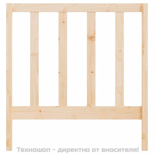 Горна табла за легло, 81x4x100 см, бор масив