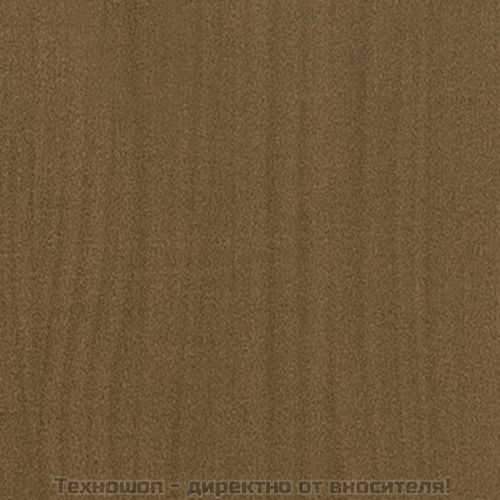 Градински сандък, меденокафяв, 31x31x70 см, борово дърво масив