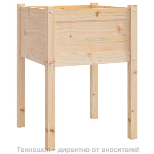 Градински сандъци, 2 бр, 50x50x70 см, борово дърво масив