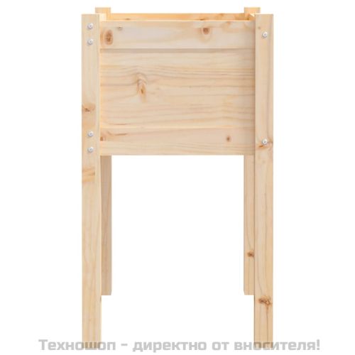 Градински сандък, 50x50x70 см, борово дърво масив