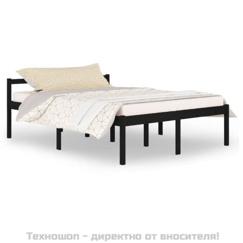 Легло за възрастни хора 150x200 см King Size бор масив