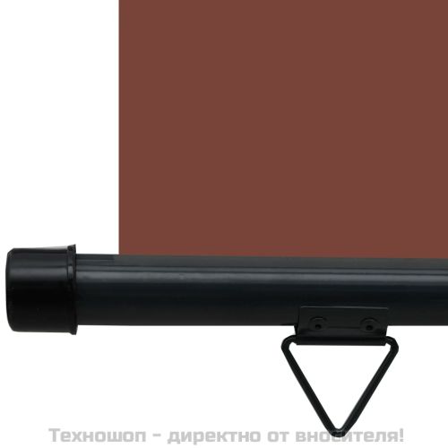 Вертикална тента за балкон, 65x250 см, кафява