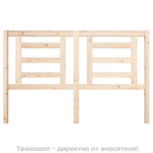 Горна табла за легло, 156x4x100 см, бор масив