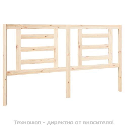 Горна табла за легло, 166x4x100 см, бор масив