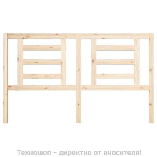 Горна табла за легло, 166x4x100 см, бор масив