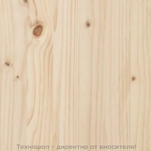 Горна табла за легло, 166x4x100 см, бор масив