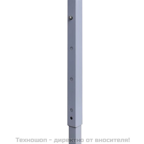 Сгъваема парти шатра с 2 странични стени 2x2 м стомана синя