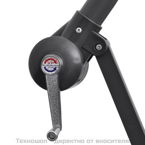 Конзолен градински чадър 3 м син