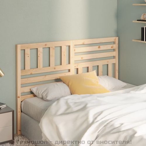 Горна табла за легло, 156x4x100 см, бор масив