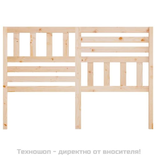Горна табла за легло, 156x4x100 см, бор масив