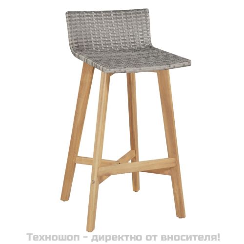 Градински трапезен комплект, 5 части, акация масив